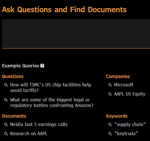BLOOMBERG AI
